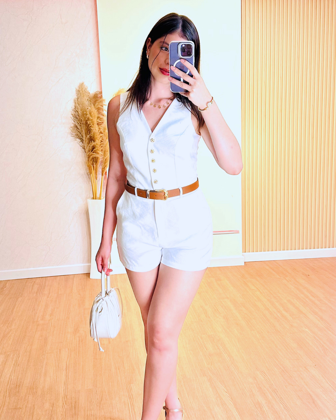 Enterizo Short Roxane Blanco