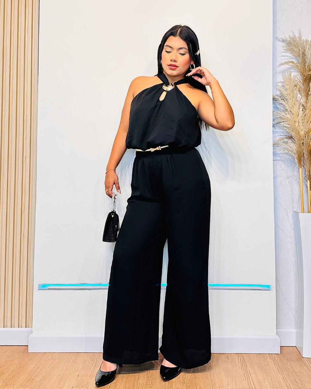 Enterizo Yesica Negro