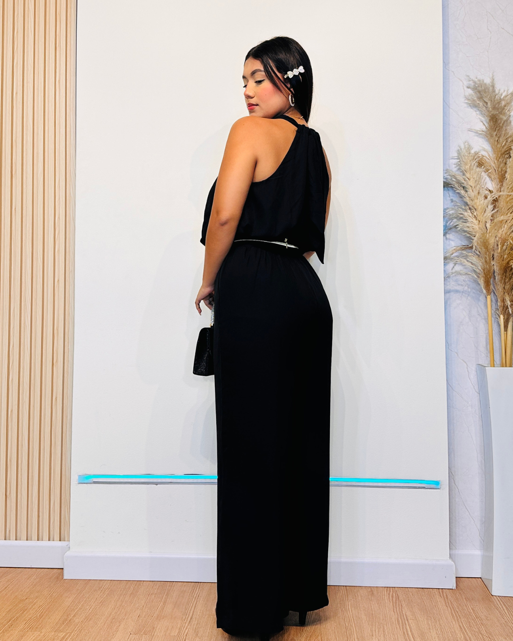 Enterizo Yesica Negro