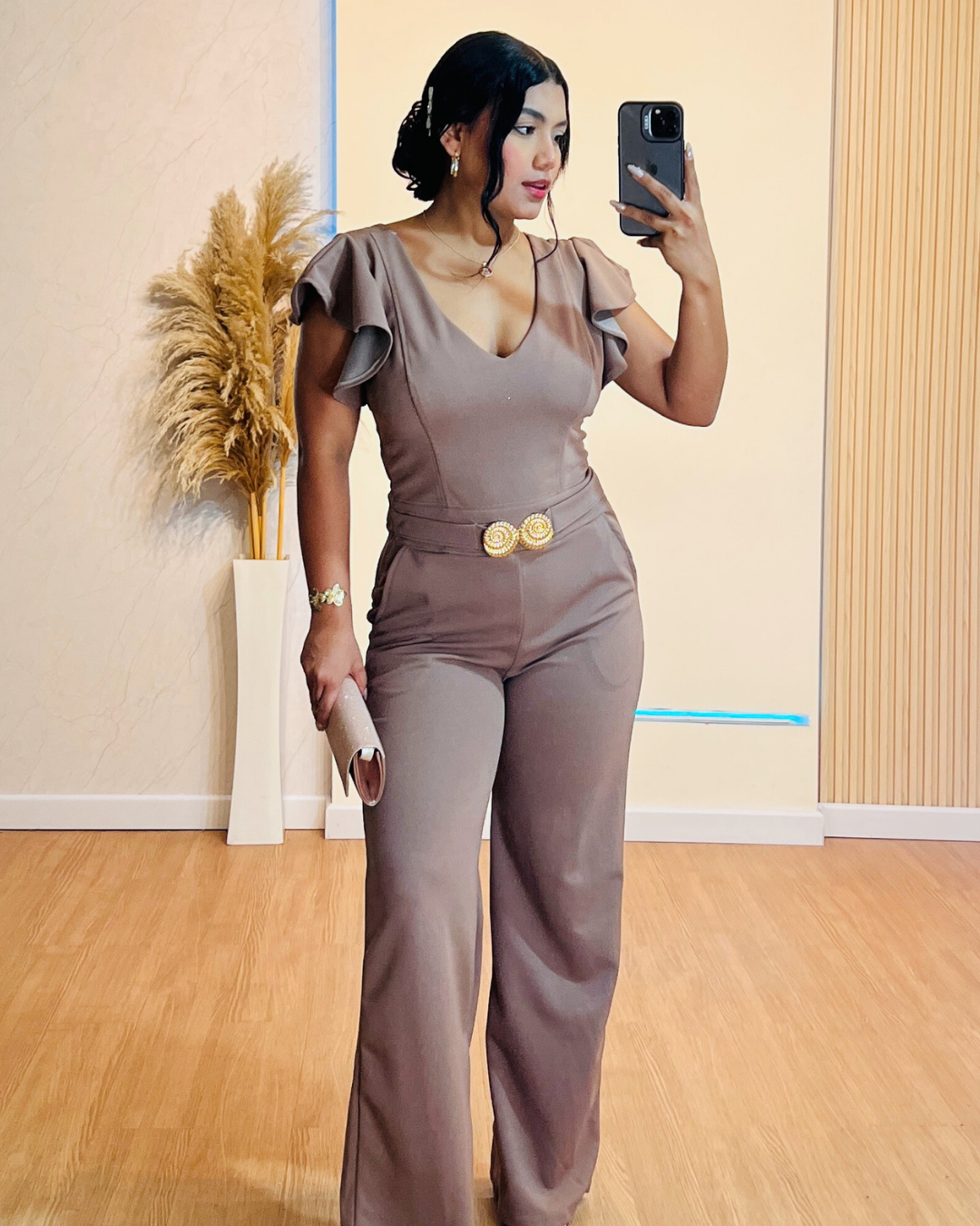 Enterizo Yuliana Café