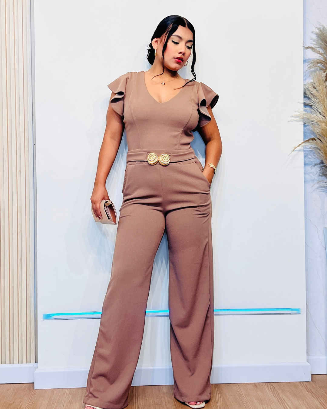 Enterizo Yuliana Café