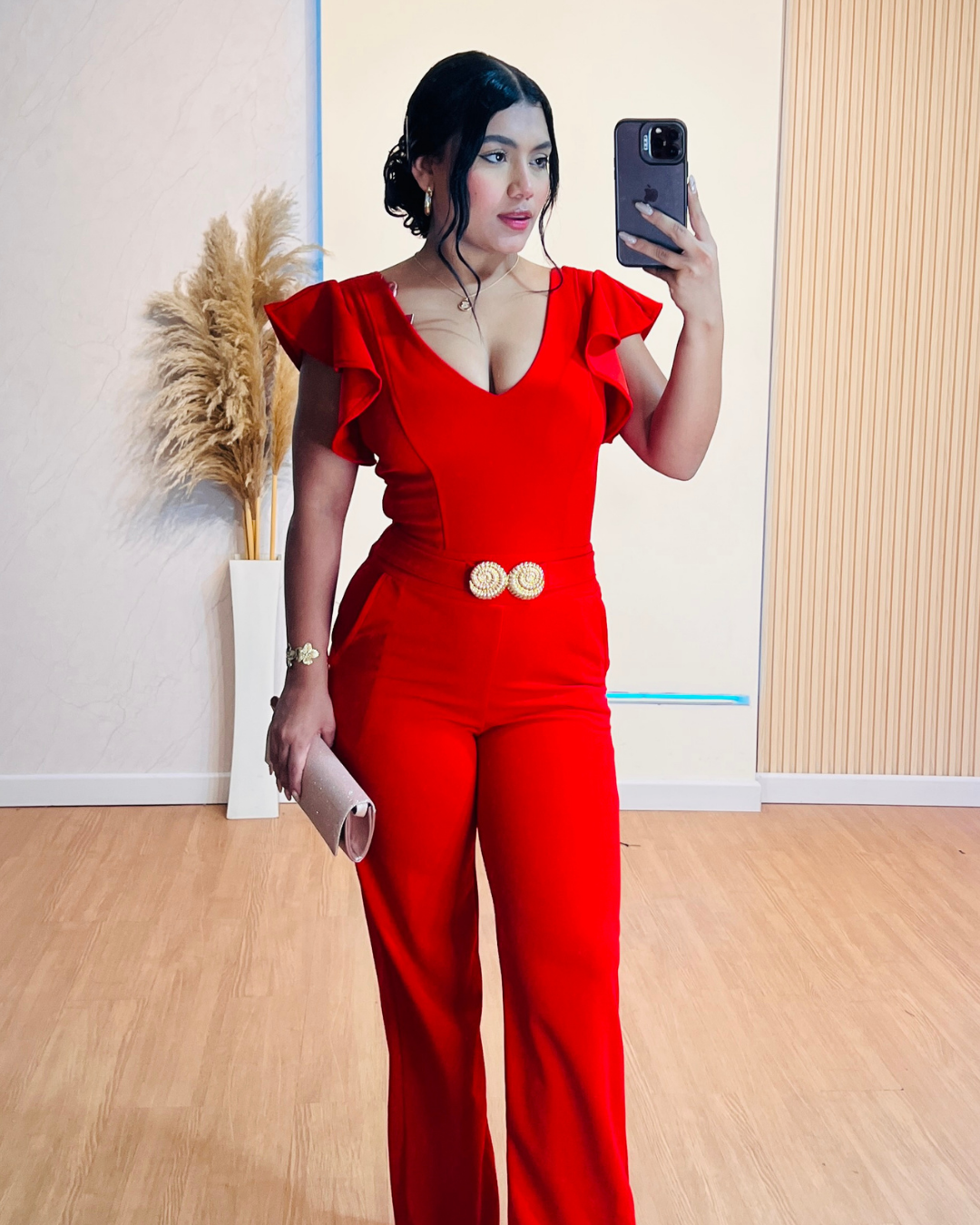 Enterizo Yuliana Rojo