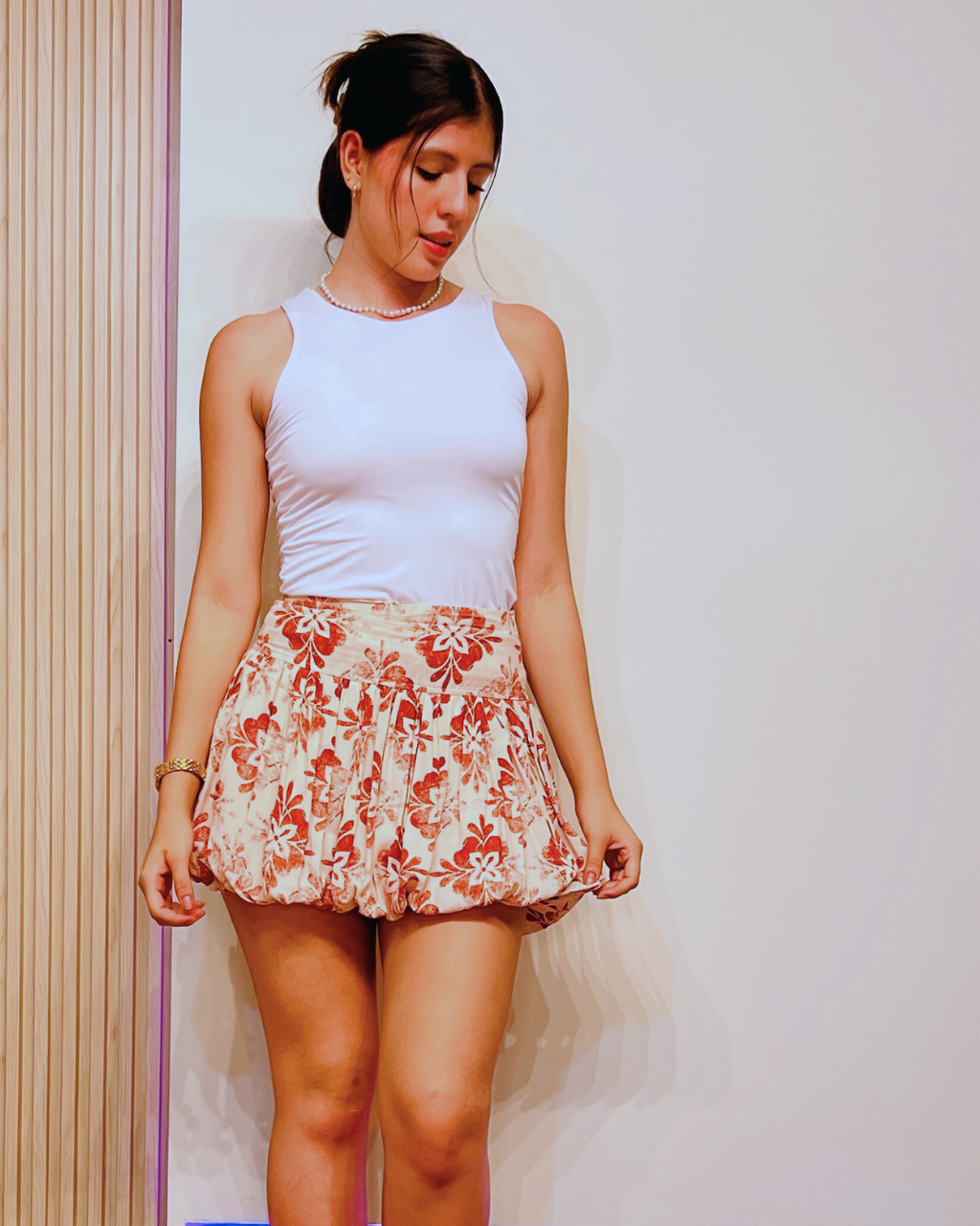Falda Ágata Roja