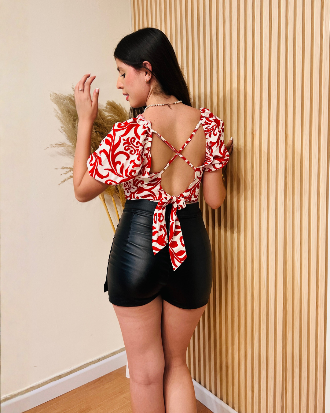 Falda Short Marisol Negra