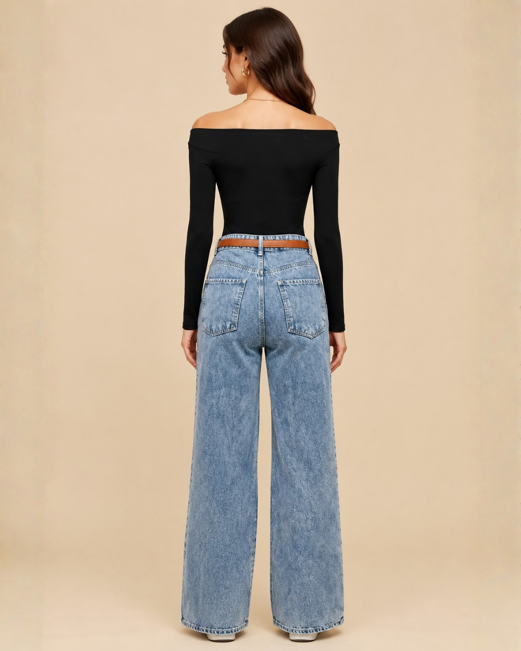 Pantalón Jean Jasmin Denim Claro Bota Recta