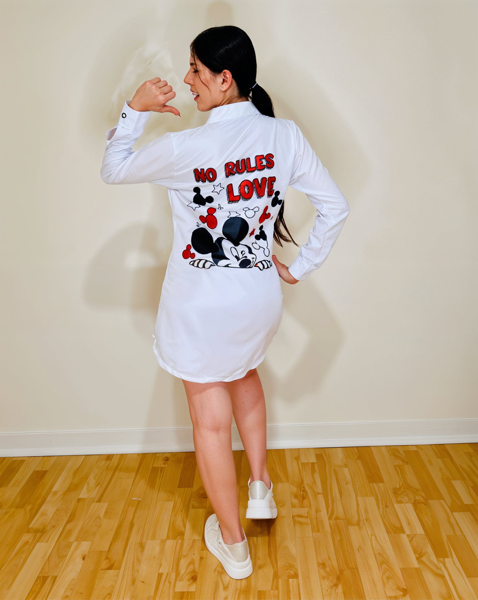 Vestido Luciana Micky Rojo