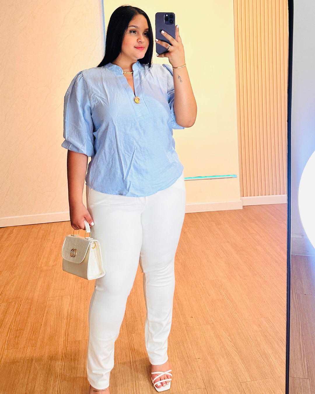 Blusa Carmen Celeste