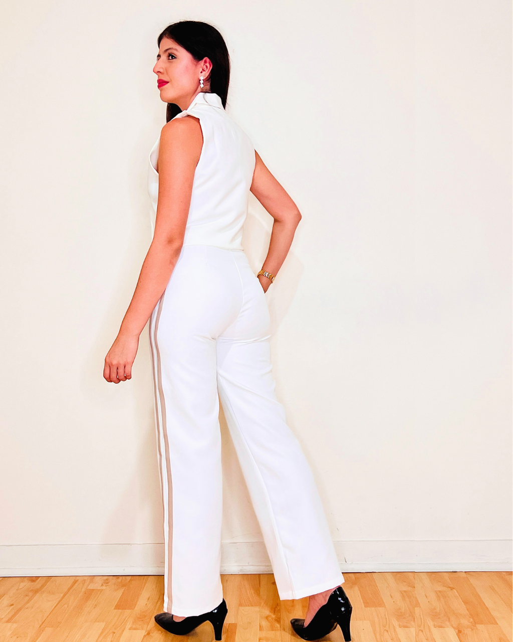 Pantalón Amara Marfil
