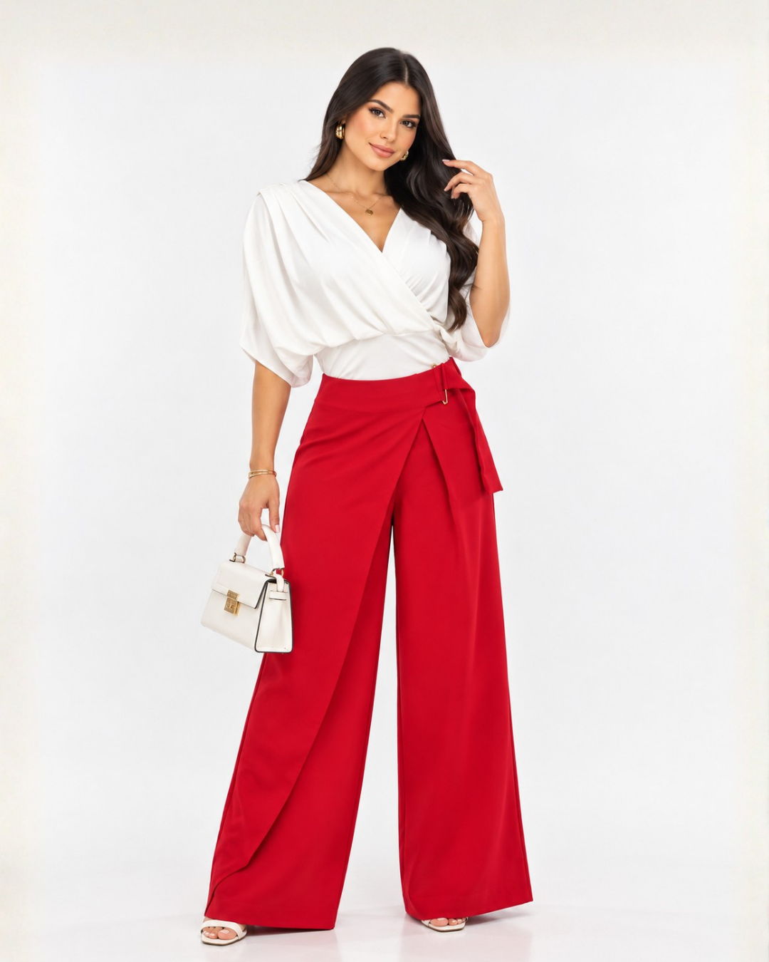 Pantalón Celine Rojo