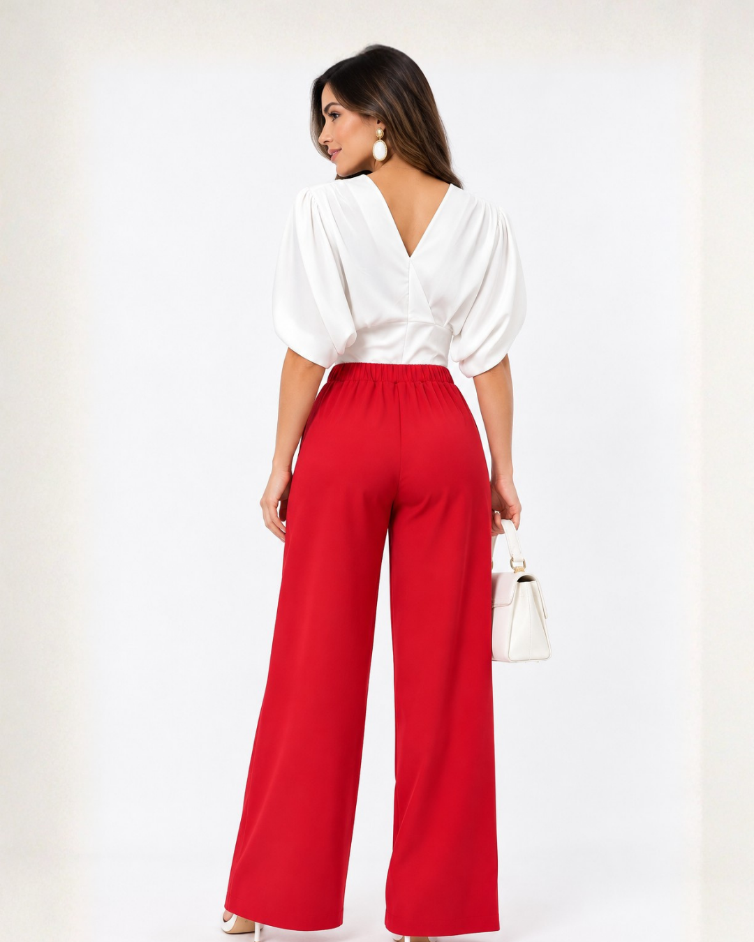 Pantalón Celine Rojo
