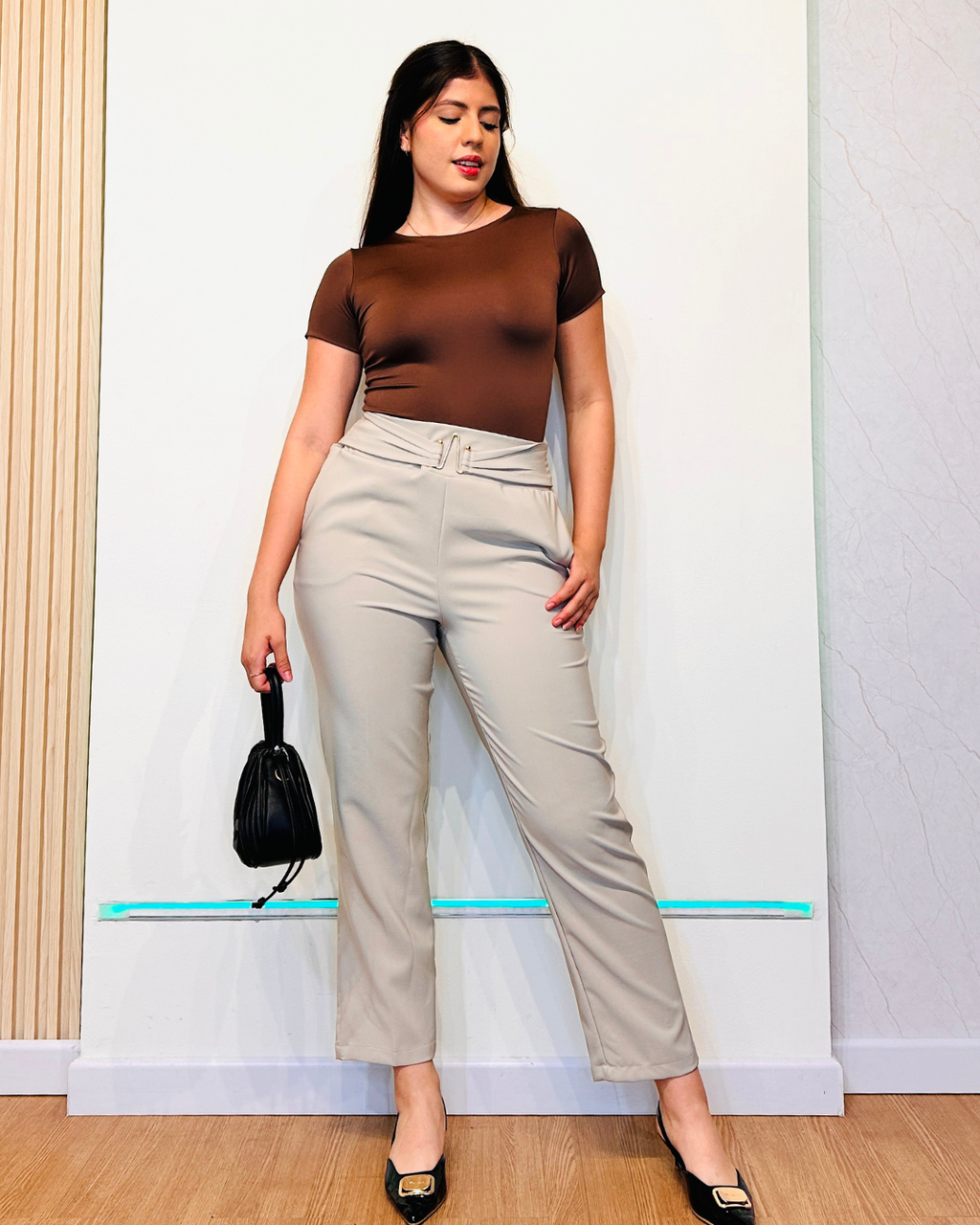 Pantalón Lina Beige