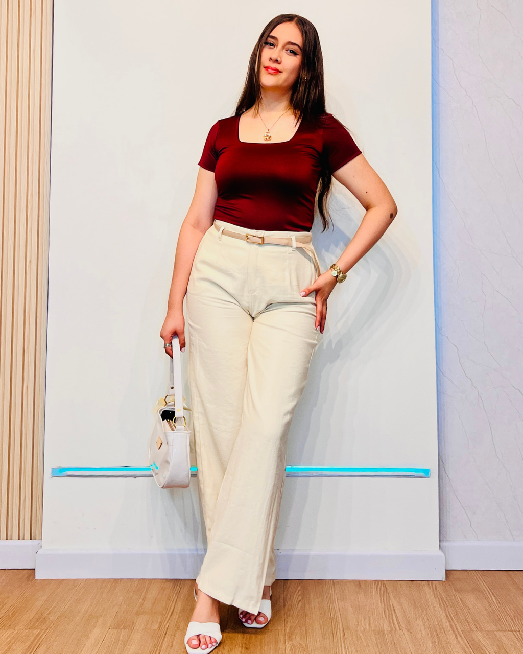 Pantalón Luisa Beige
