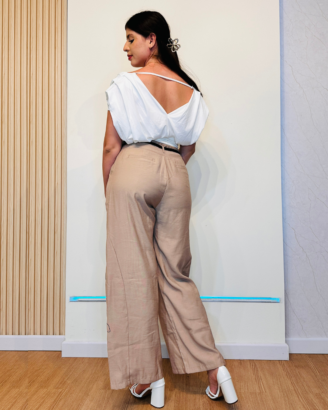 Pantalón Martina Camel
