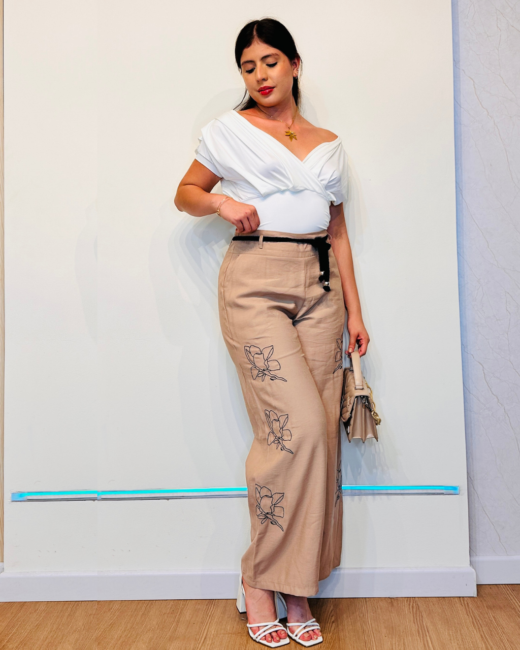 Pantalón Martina Camel