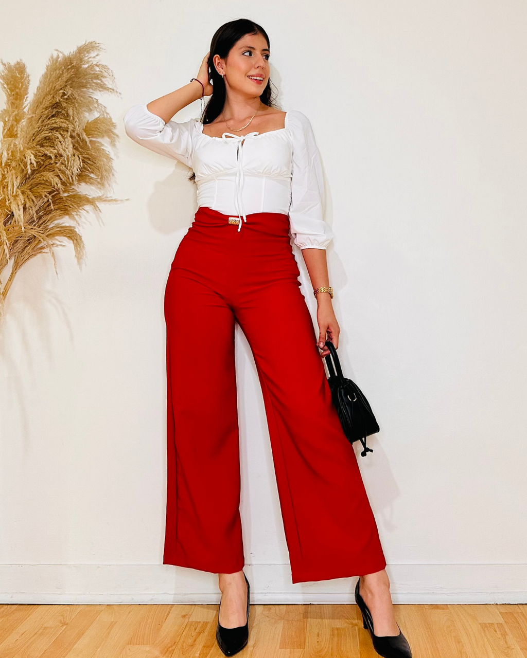 Pantalón Abby Rojo