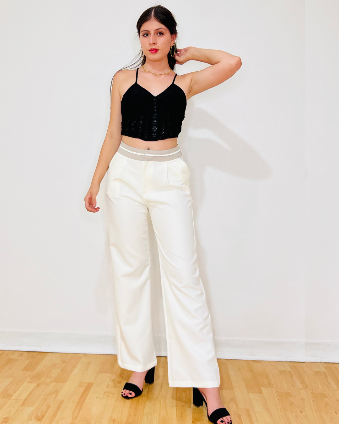 Pantalón Alana Marfil