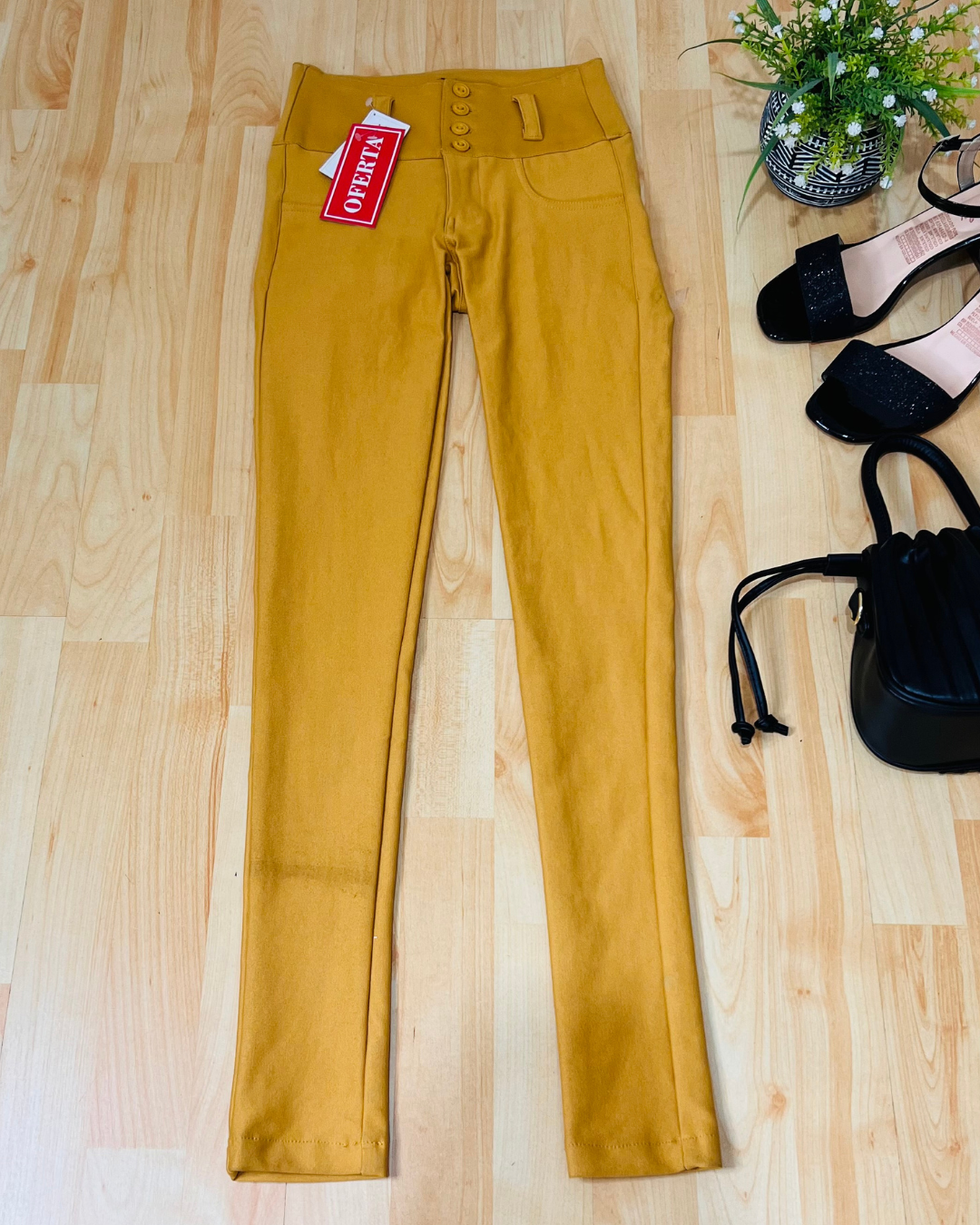 Pantalón Any Mostaza