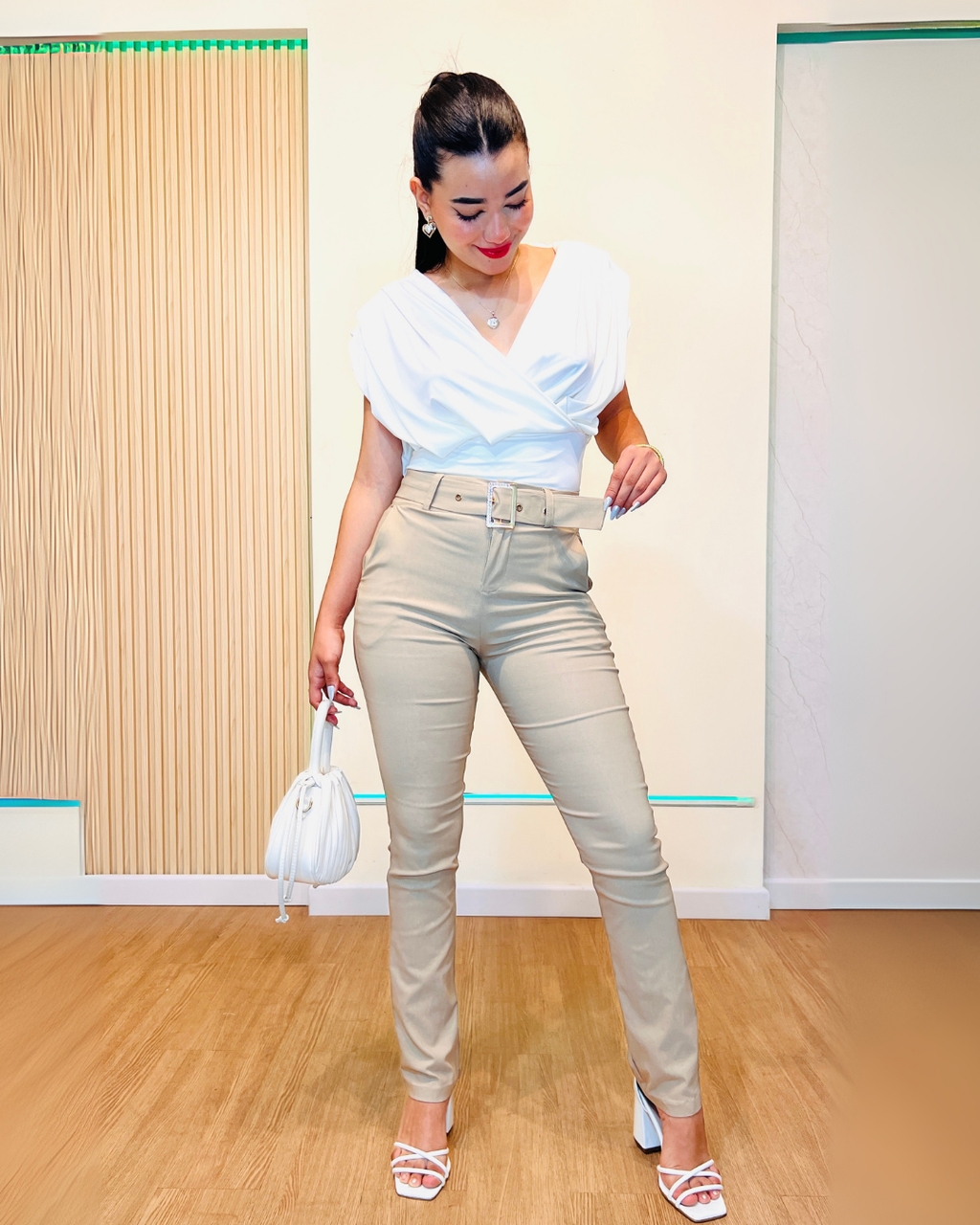 Pantalón Carla Camel