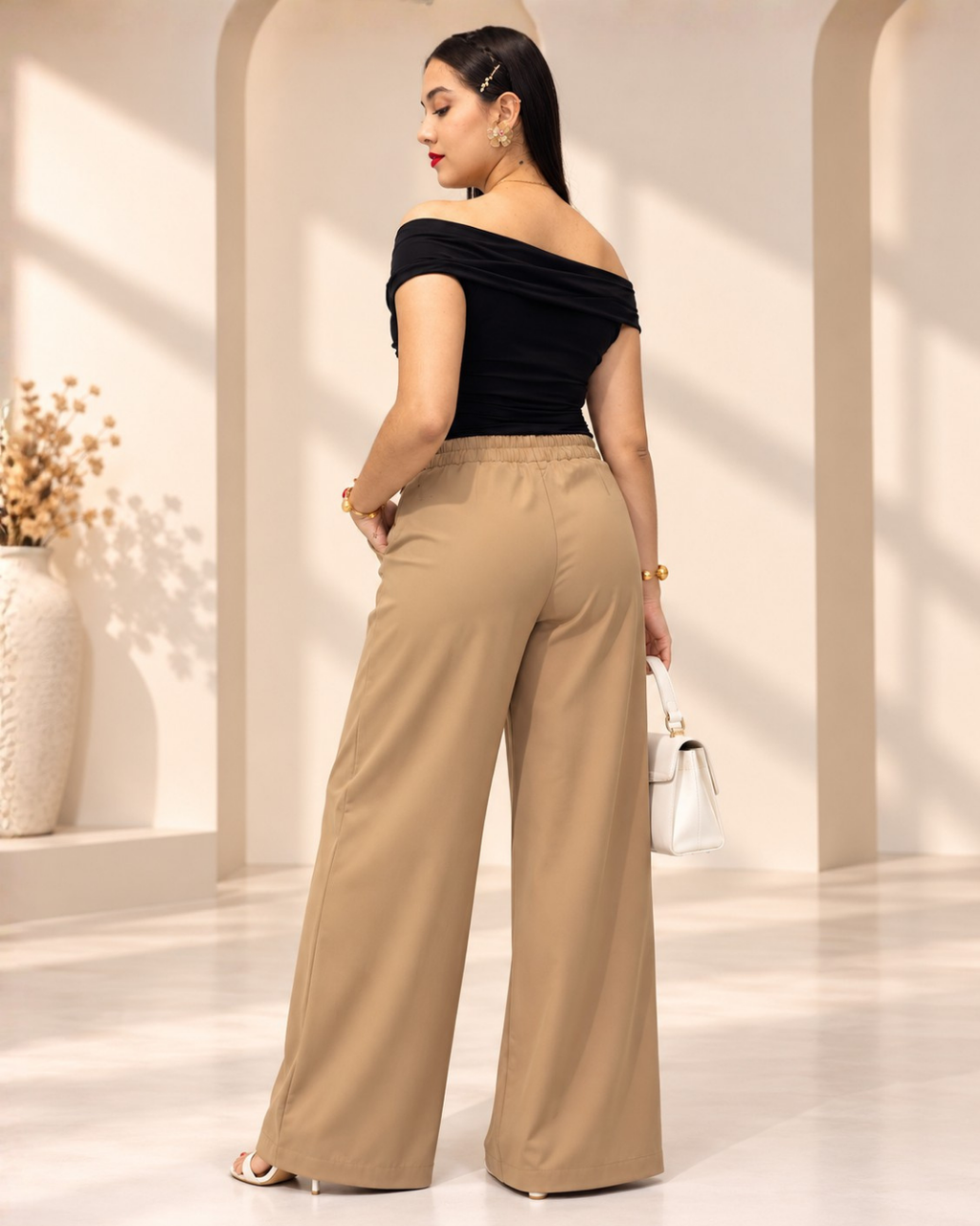 Pantalón Celine Camel
