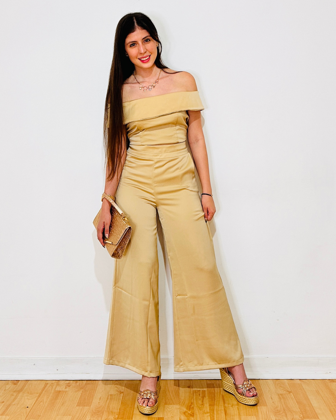 Pantalón Delia Caramelo