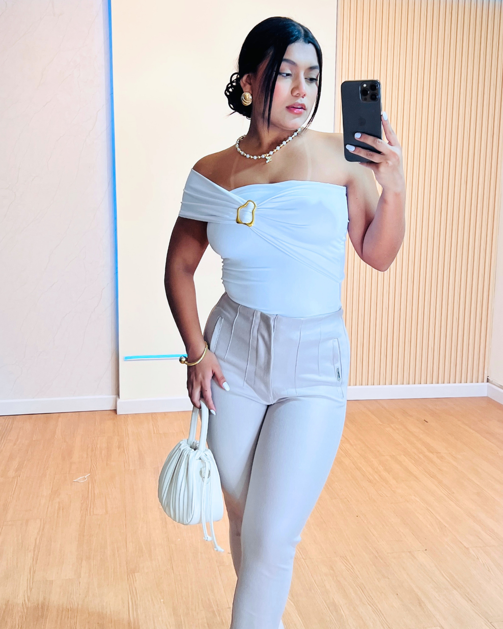 Pantalón Elena Beige