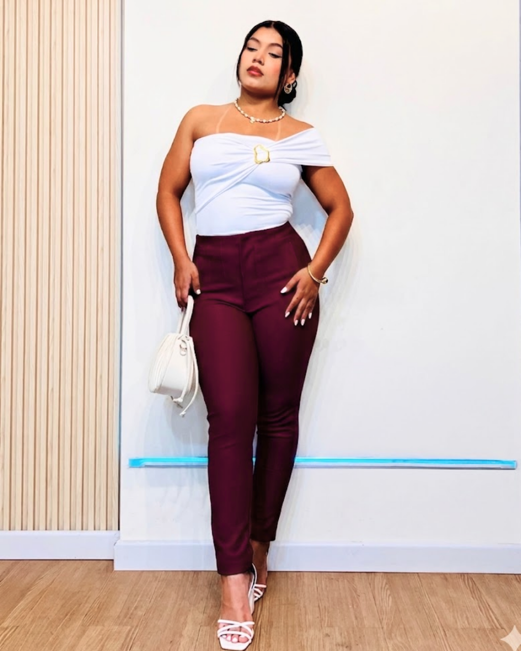 Pantalón Elena Vinotinto