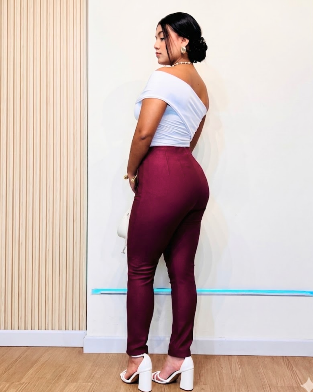 Pantalón Elena Vinotinto