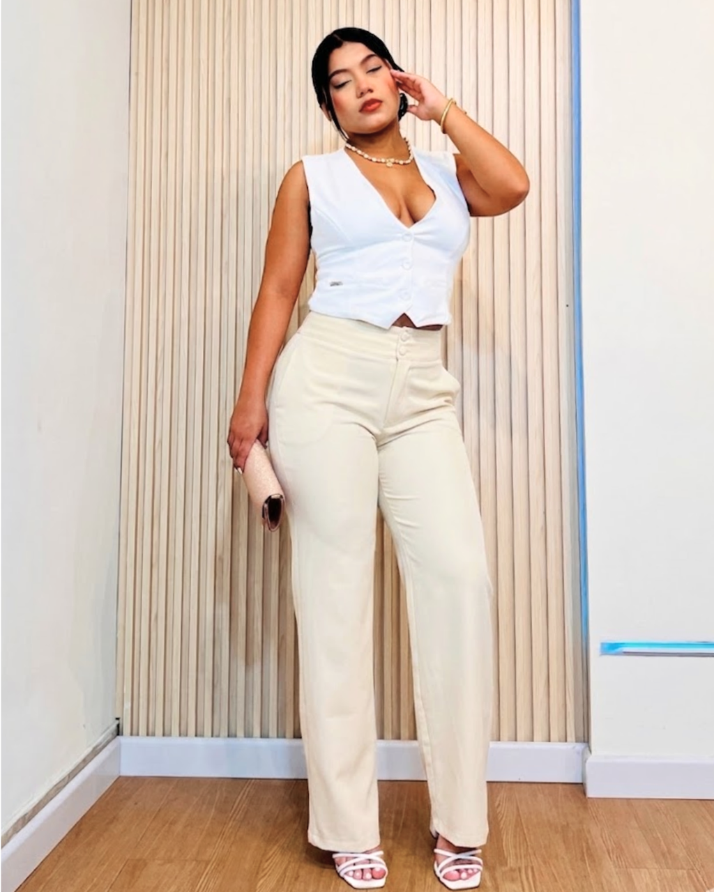 Pantalón Estefania Beige