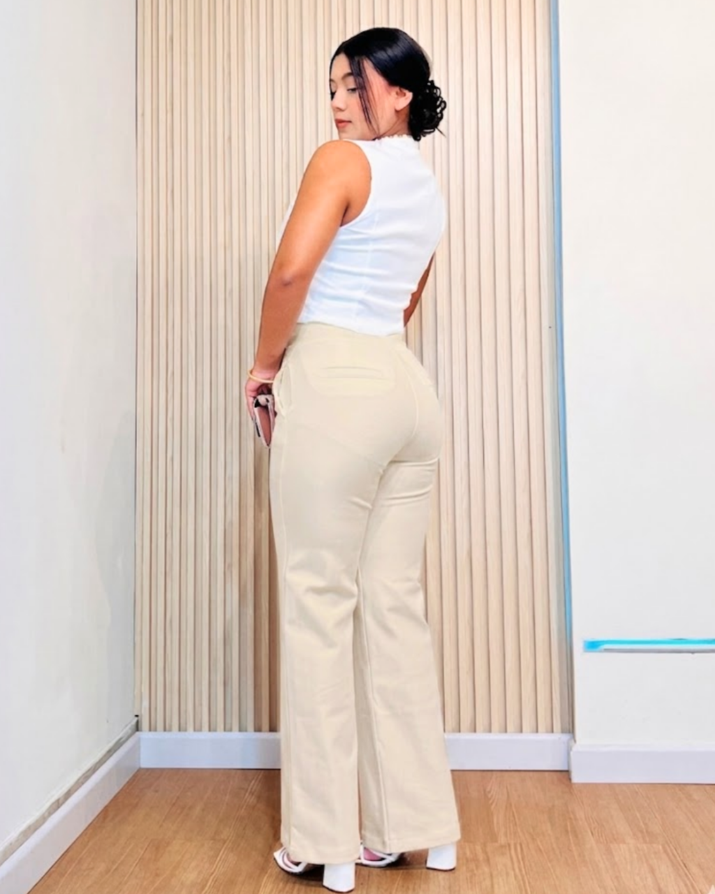 Pantalón Estefania Beige