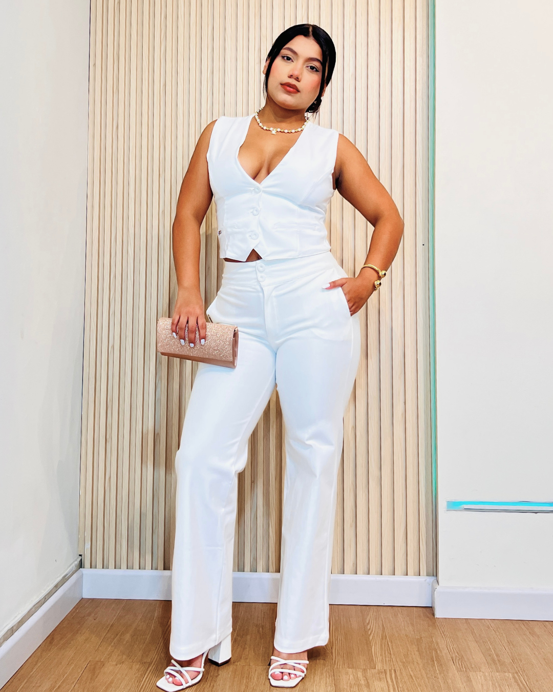 Pantalón Estefania Marfil
