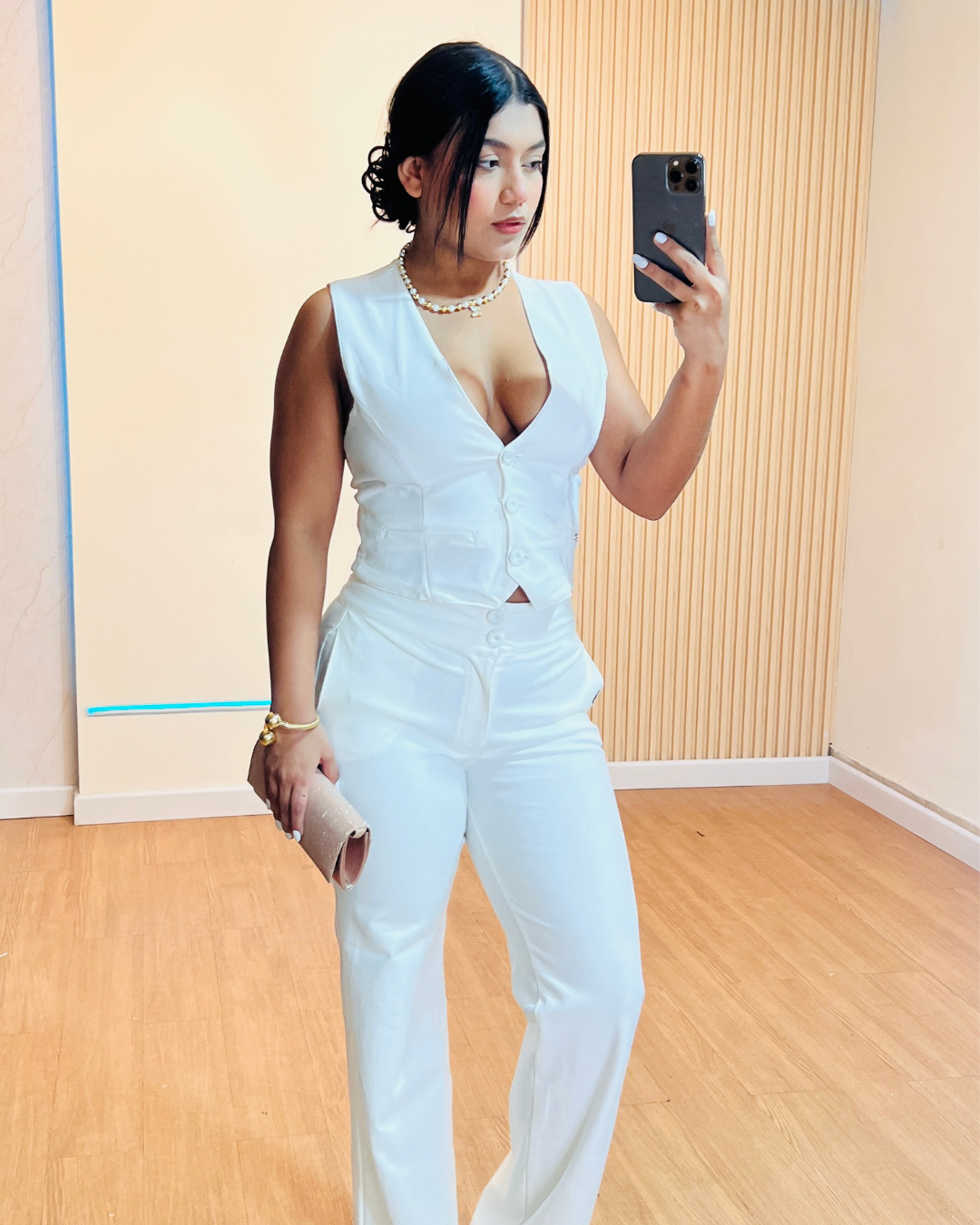 Pantalón Estefania Marfil