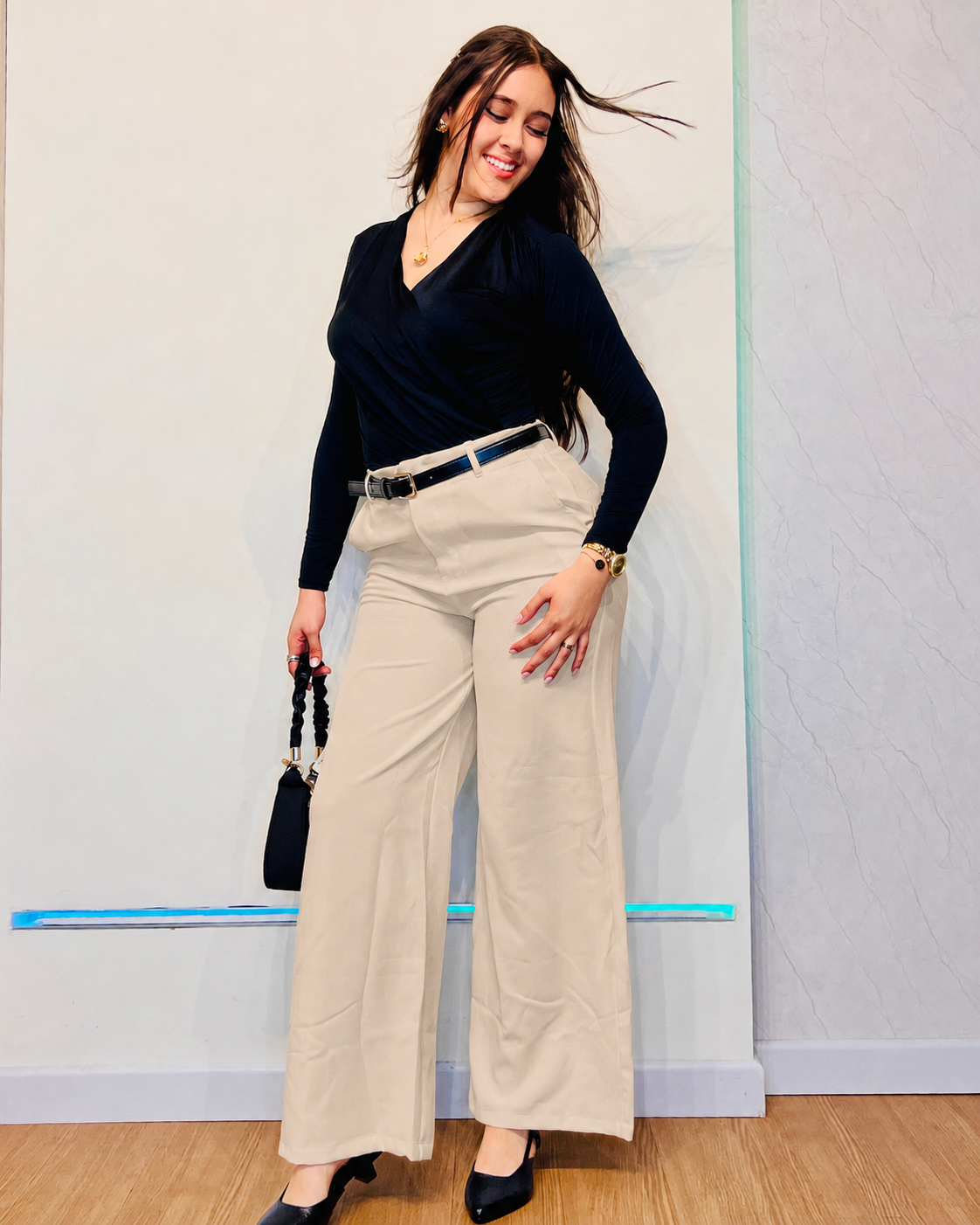 Pantalón Juana Beige