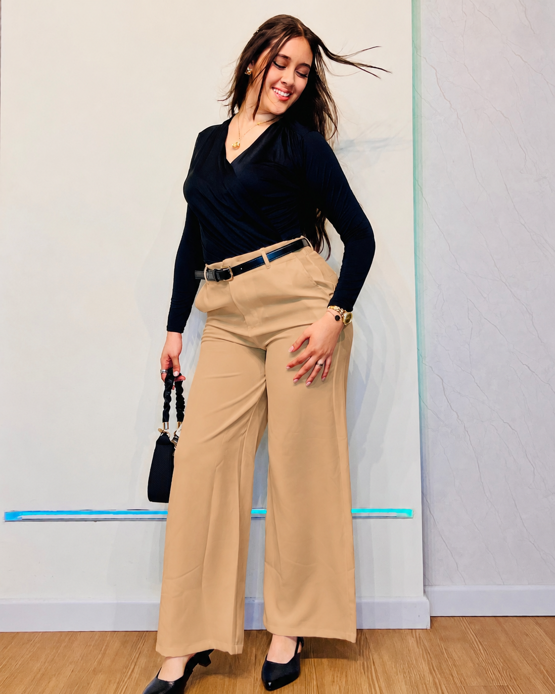 Pantalón Juana Camel