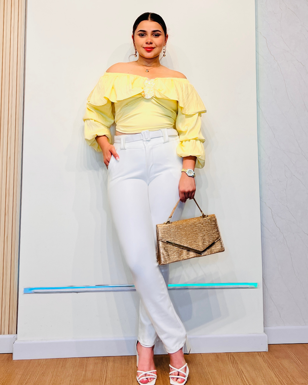 Pantalón Lia Marfil