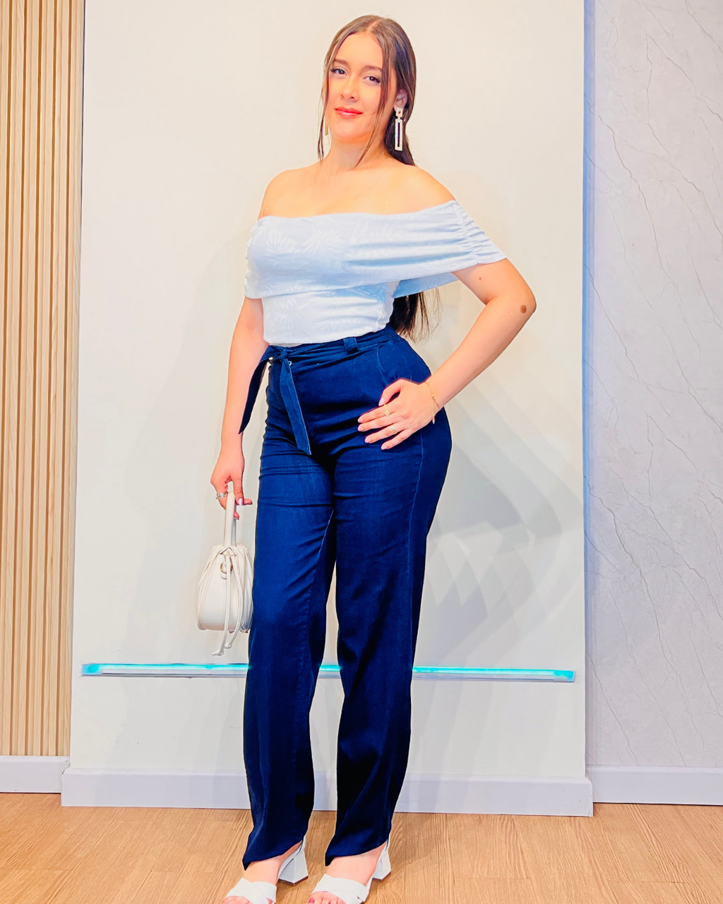Pantalón Libia Azul
