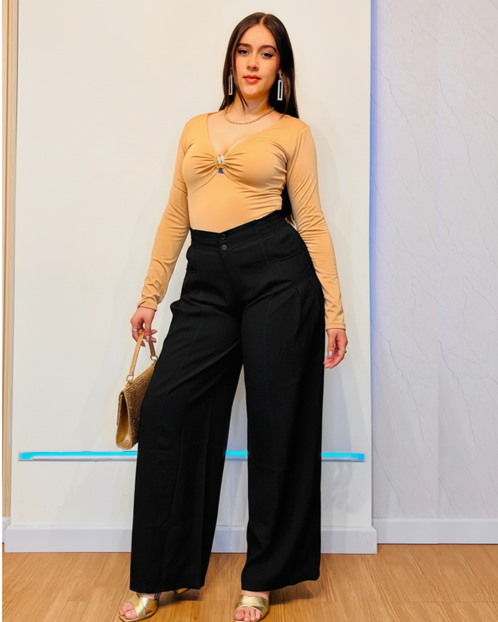 Pantalón Maia Negro