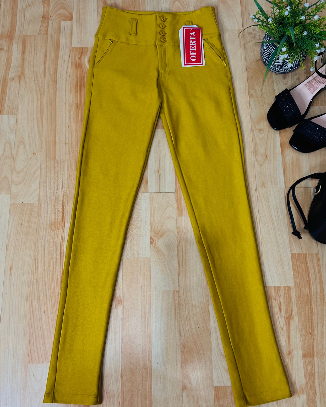 Pantalón Margarita Mostaza