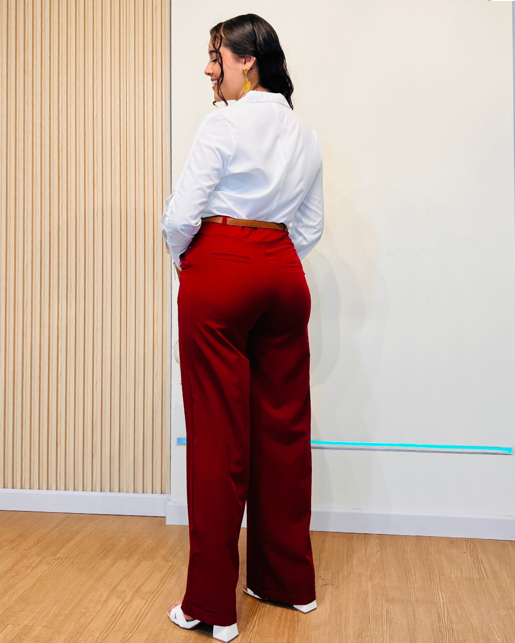 Pantalón Martina Vinotinto