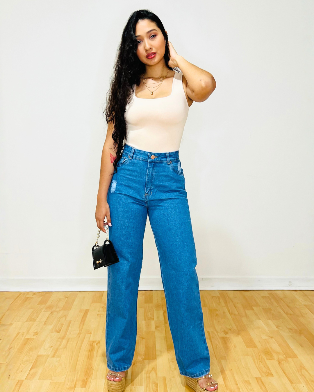 Pantalón Milan Denim Claro
