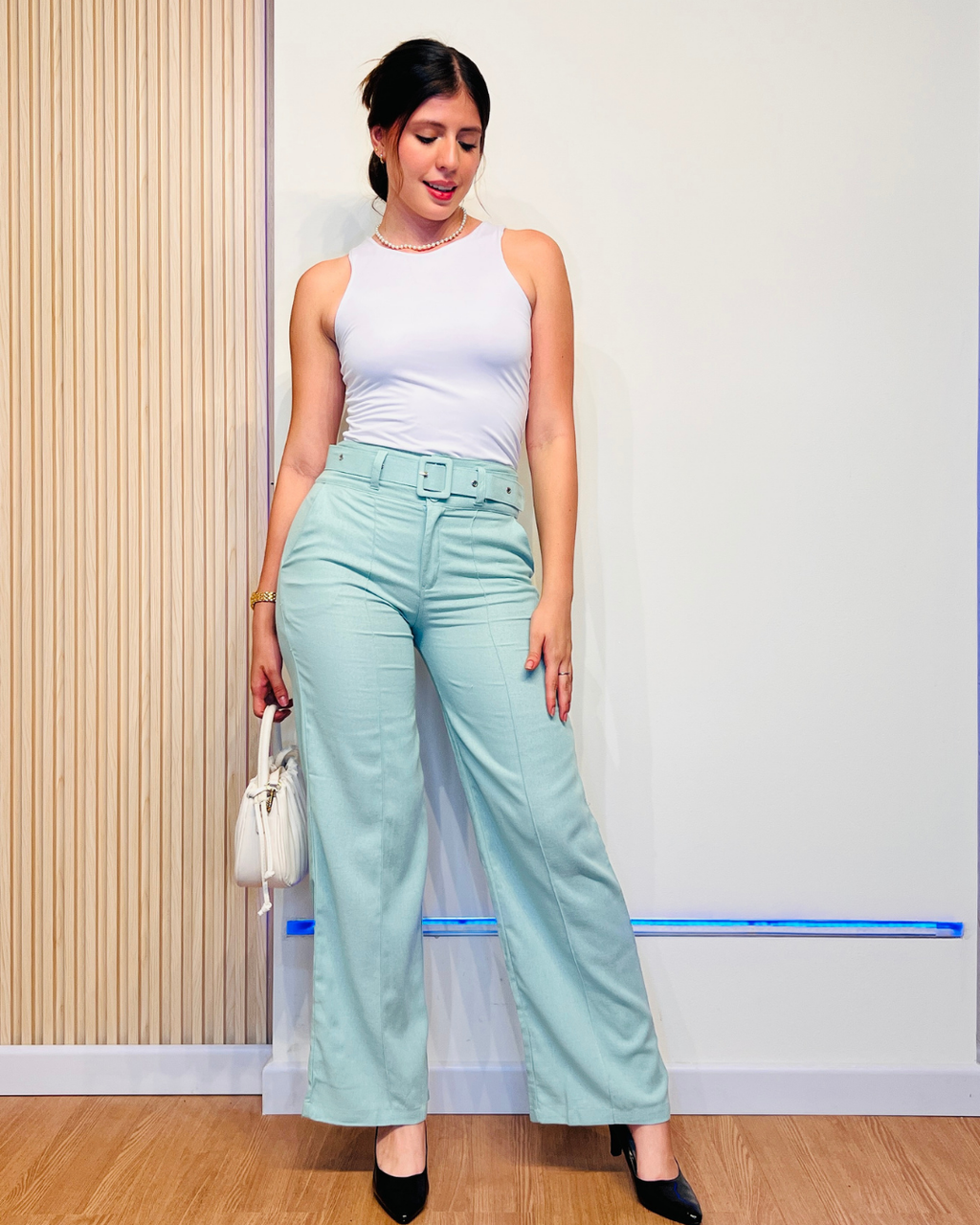 Pantalón Neira Verde Agua
