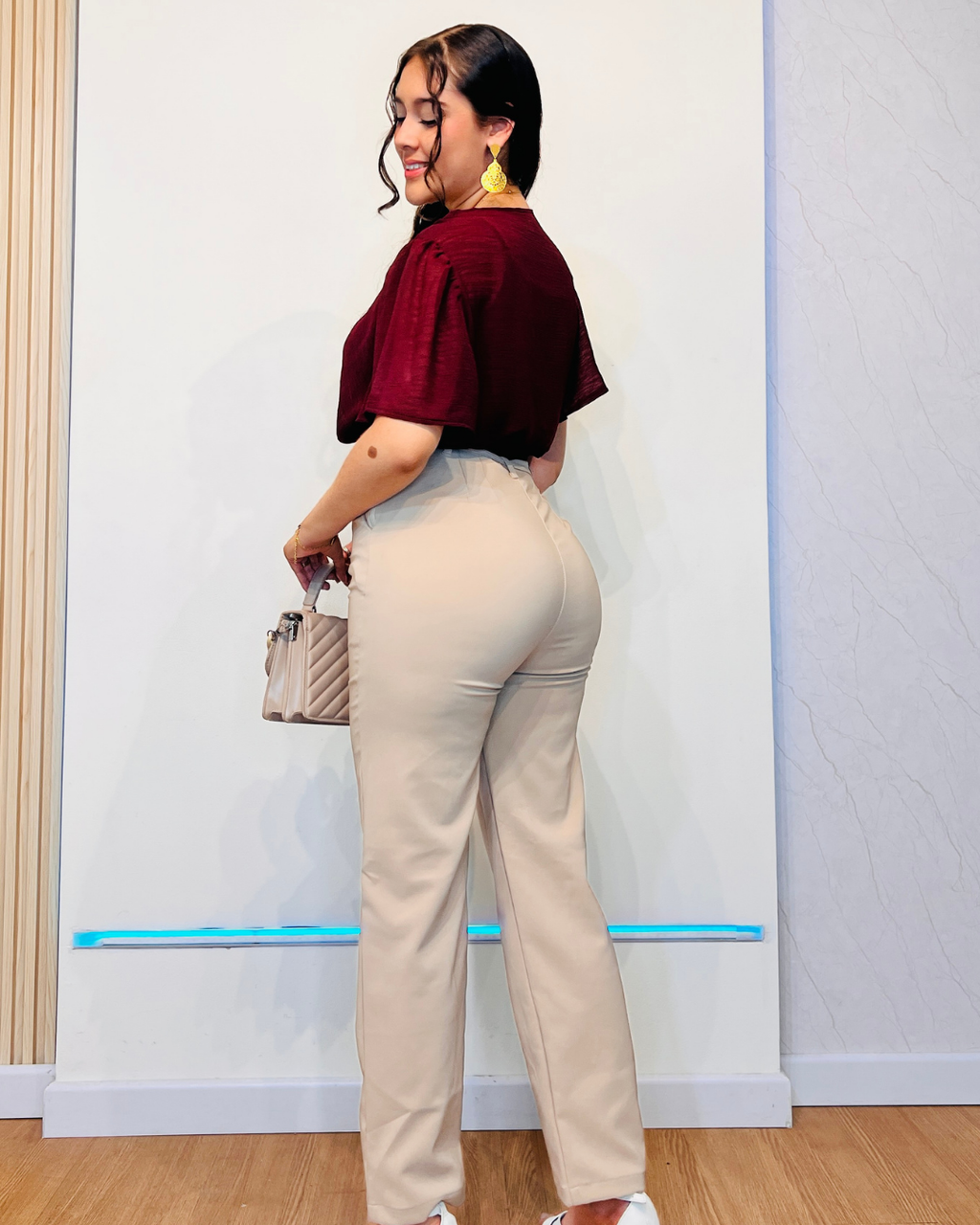 Pantalón Paulina Camel