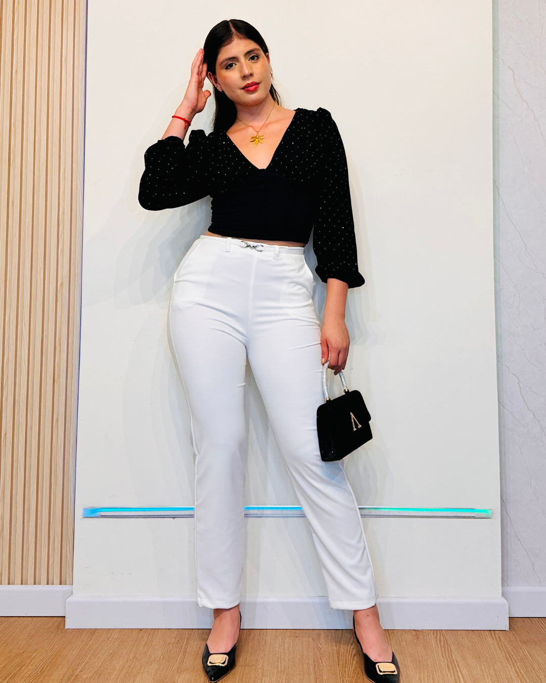 Pantalón Paulina Marfil