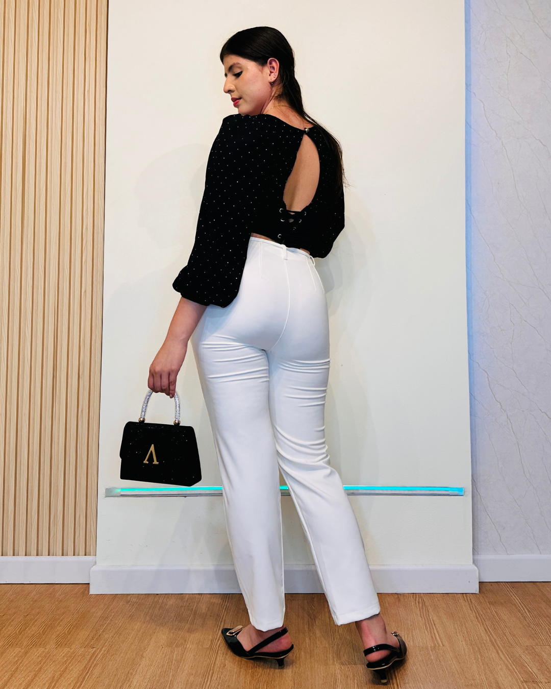 Pantalón Paulina Marfil