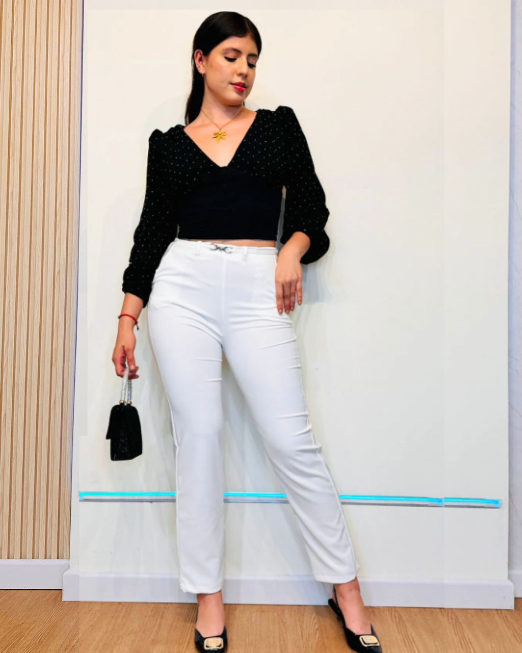 Pantalón Paulina Marfil