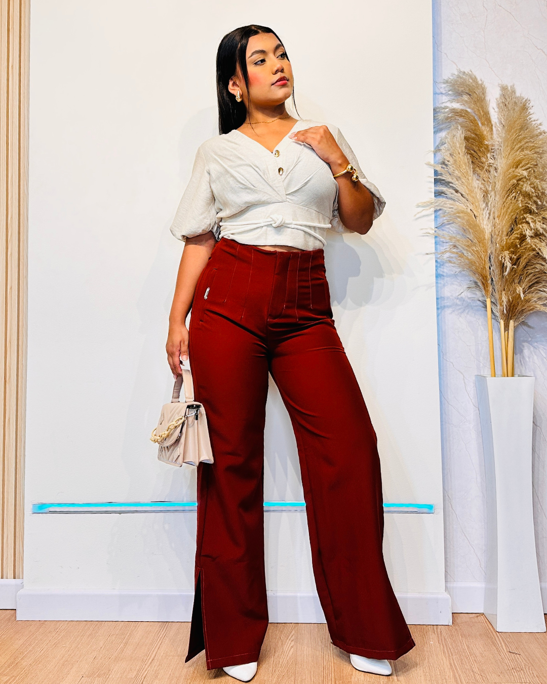 Pantalón Shaira Terracota