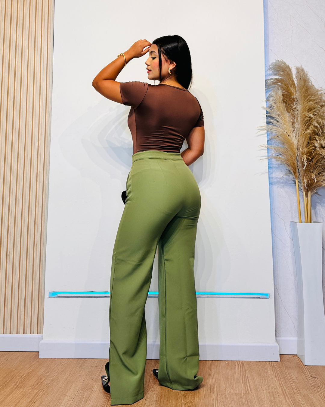 Pantalón Shaira Verde Reseda