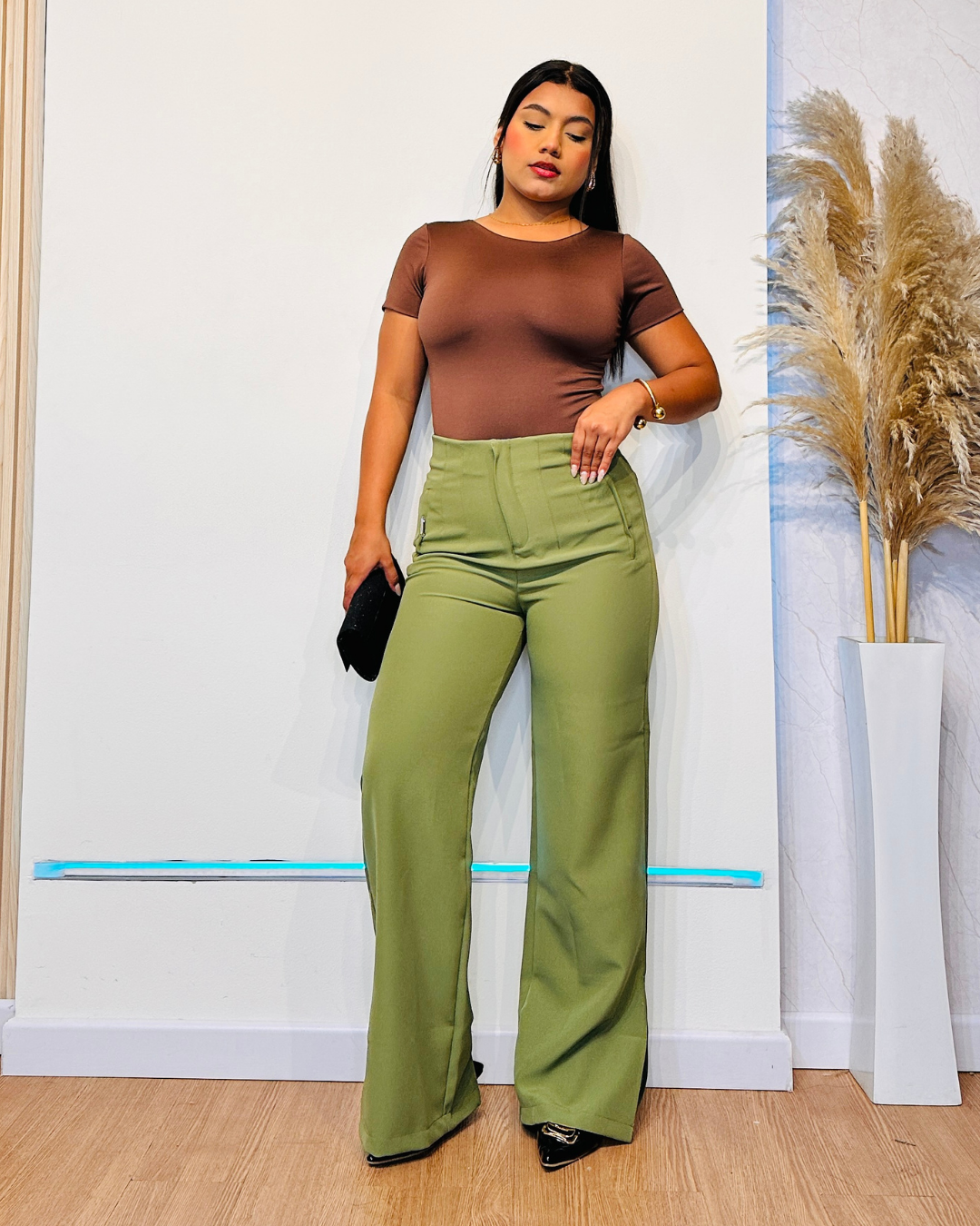 Pantalón Shaira Verde Reseda