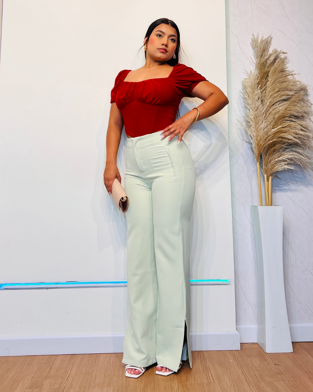 Pantalón Shaira Verde Pistacho