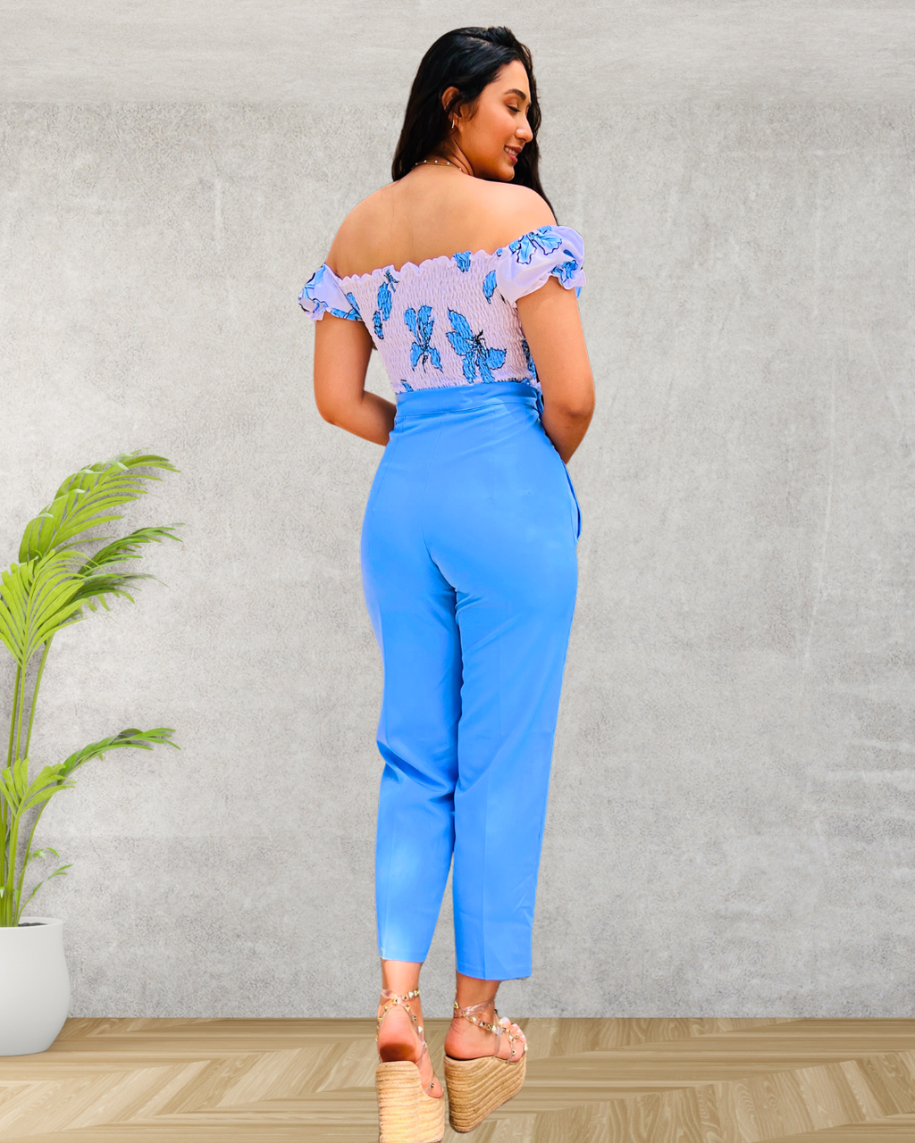 Pantalón Tania Celeste