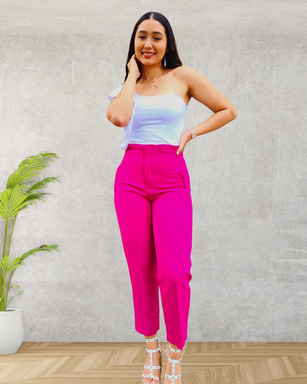 Pantalón Tania Fucsia